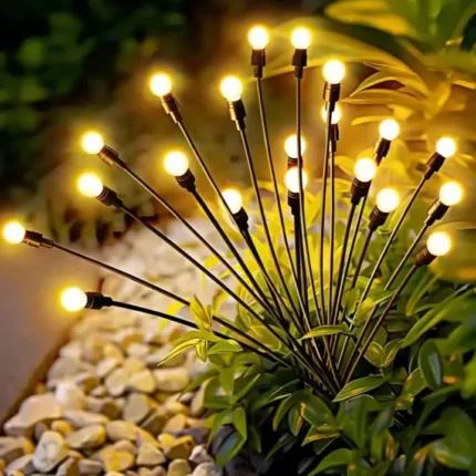 dekorativna solarna lampa sa kuglicama euroshop