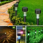 lampe za dvoriste sa promenom boje i solarno punjenje euroshop