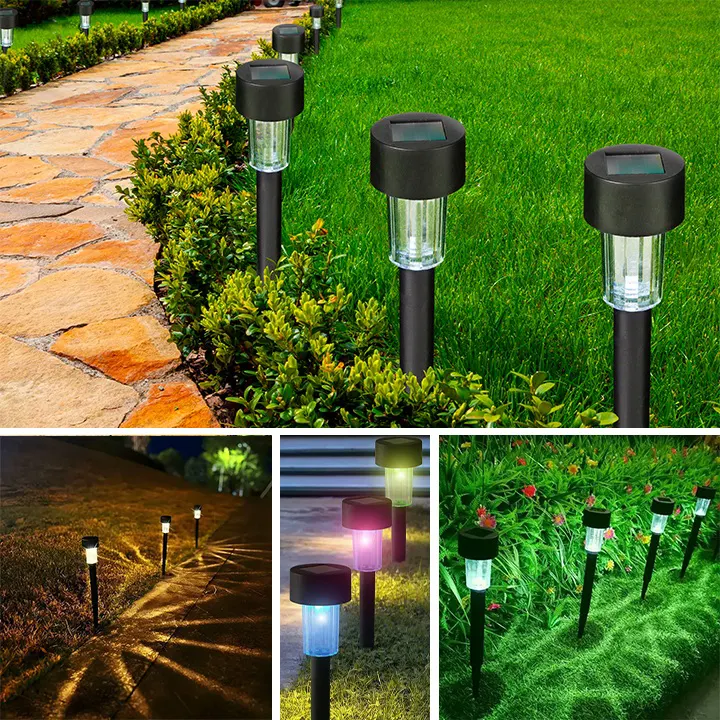 lampe za dvoriste sa promenom boje i solarno punjenje euroshop