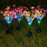 solarna lampa buket gerbera led euroshop