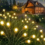 solarna lampa sa kuglicama zuta euroshop