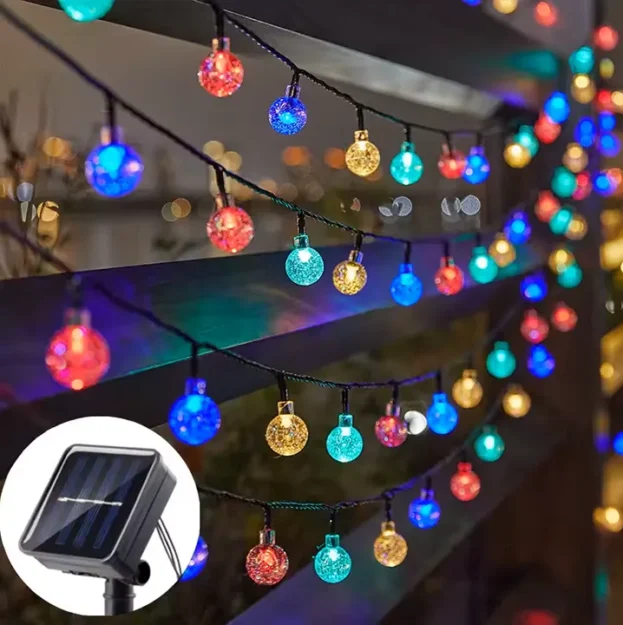 solarni niz sarene kuglice rgb lampice euroshop