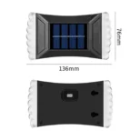 zidne lampe solar toplo zidne solarne lampe euroshop