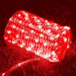 Crvene sijalice u crevu dužine 20m novogodisnje