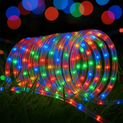 Šarene sijalice u crevu dužine 10m novogodisnje