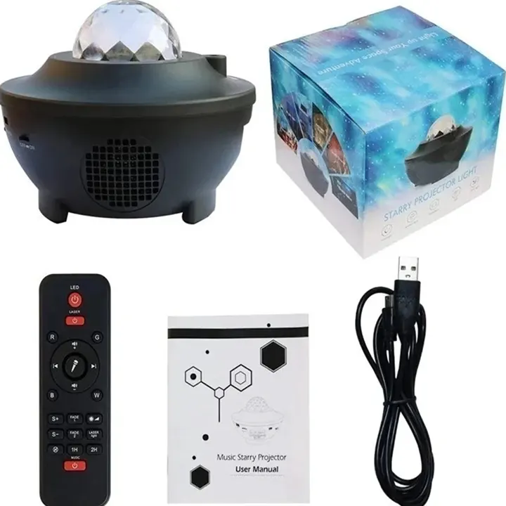 Dekorativni projektor zvezdano nebo kombinuje muziku i osvetljenje