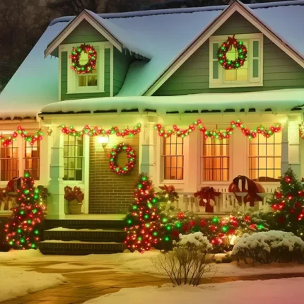 Dvobojne solarne lampice za terasu, krov i ogradu; fleksibilna žica olakšava kreativno oblikovanje