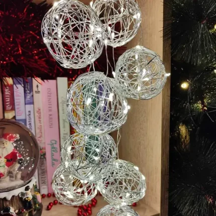 LED dekorativne kugle sa toplom belom svetlošću unose toplinu u dom tokom praznika