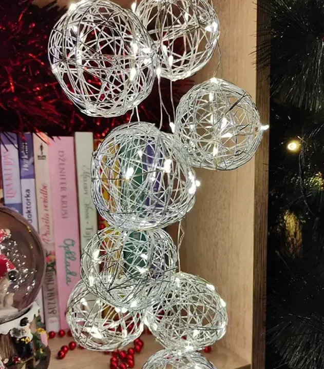 LED dekorativne kugle sa toplom belom svetlošću unose toplinu u dom tokom praznika
