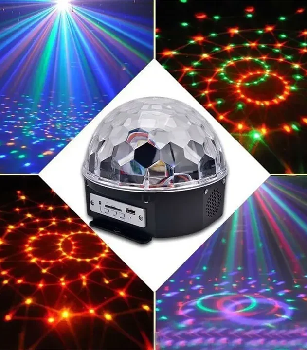 Led disko lampa sa Bluetooth povezivanjem; pustite muziku sa telefona i pojačajte rasveta za žurke u trenu