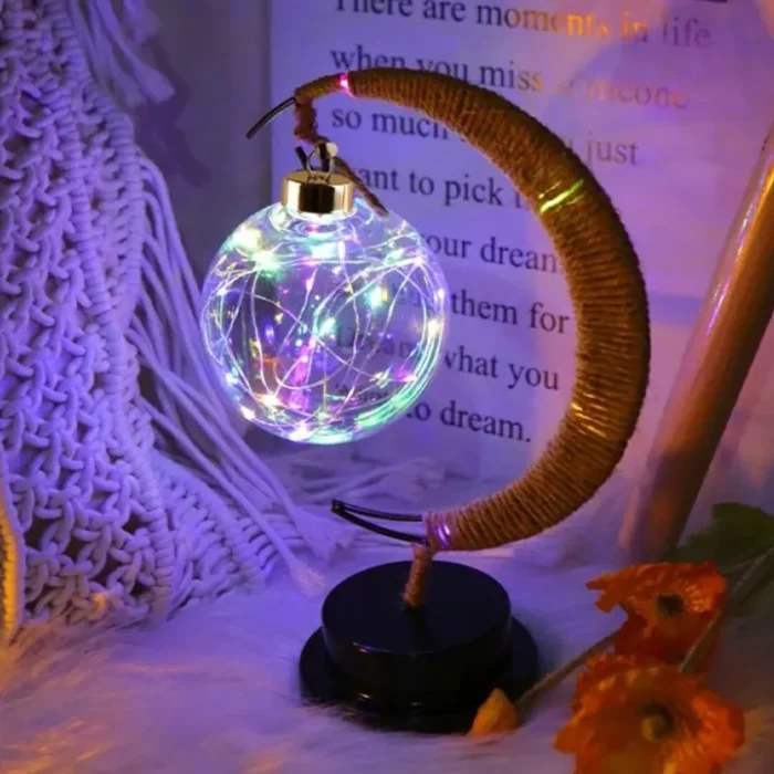 Ukrasna RGB lampa u obliku meseca - Slika 4