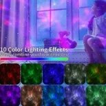 LED projektor kugla sa muzikom koristi USB napajanje i pruža razigranu svetlost