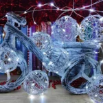 Novogodišnje sijalice kugle mrežaste bele pružaju luksuzan sjaj i prazničnu atmosferu