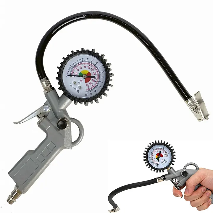 Pištolj za merenje pritiska 16 bara sa jasnom skalom za precizno očitanje