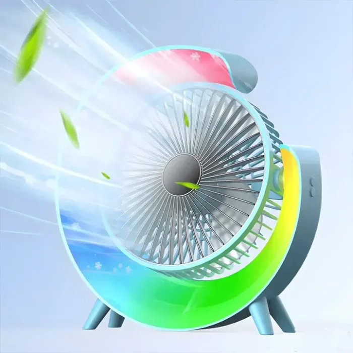 Punjiv ventilator za sto radi preko USB punjenja i baterije