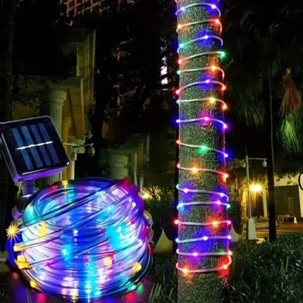 Solarne sijalice u crevu 10m šarena unose živopisnu i veselu atmosferu u prostor