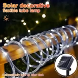 Solarni LED niz bela boja u crevu 10m stvara ravnomerno osvetljenje prostora