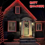 Solarni LED niz crvena boja u crevu 20m obezbeđuje bogat i stabilan sjaj