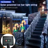 Solarni LED niz sa osam modova svetla donosi raznovrsne efekte i memoriju režima