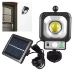 Solarni reflektor sa odvojenim panelom montiran na zid, spoljno solarno svetlo