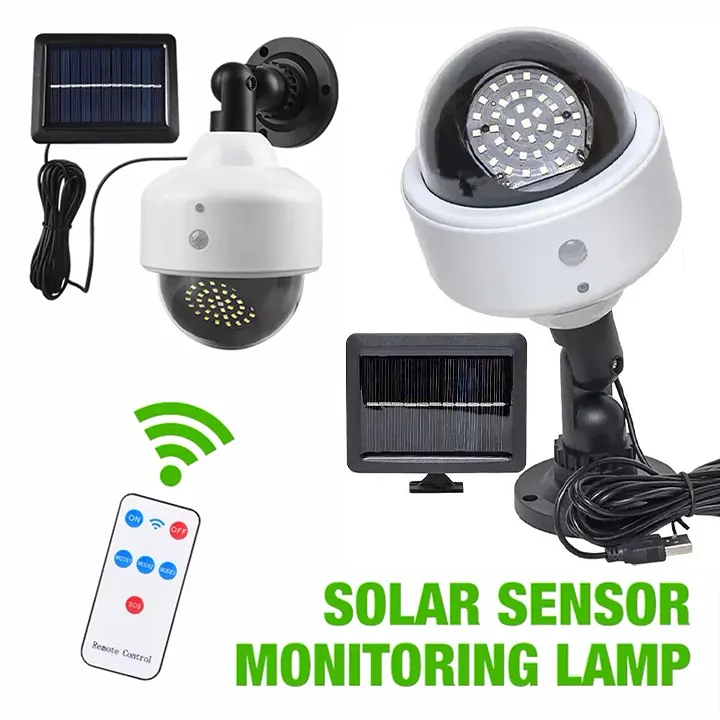 Solarni reflektor u obliku kamere osvetljava prilaz i deluje odvraćajuće