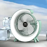 Stoni ventilator 2u1 lampa radi preko USB priključka