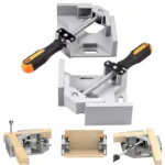 Ugaona stega za stolarske radove sa rotirajućim čeljustima za tačno 90°