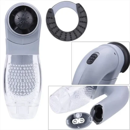 Usisivač za krzno i tihi motor masaža čine rutinu kratkom i prijatnom za ljubimca