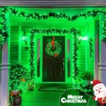 Zelene solarne lampice 30m stvaraju prirodan akcenat u bašti; niz 30m solarne lampice za duge linije