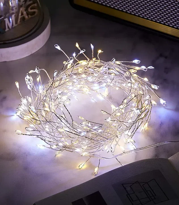 Dekorativne LED lampice dužine 50m sa fleksibilnom mikro žicom omogućavaju kreativno oblikovanje prostora