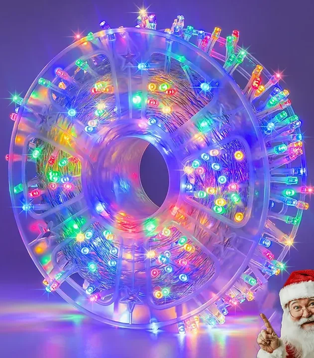 Kotur sijalica 200m šarene boje sa 500 LED sijalica stvara veselo i šareno osvetljenje