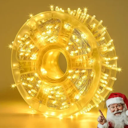 Kotur sijalica 200m žute boje sa 500 LED sijalica stvara topao i prijatan ambijent