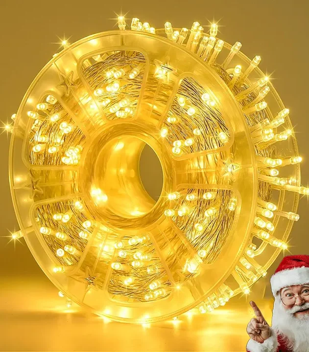 Kotur sijalica 200m žute boje sa 500 LED sijalica stvara topao i prijatan ambijent