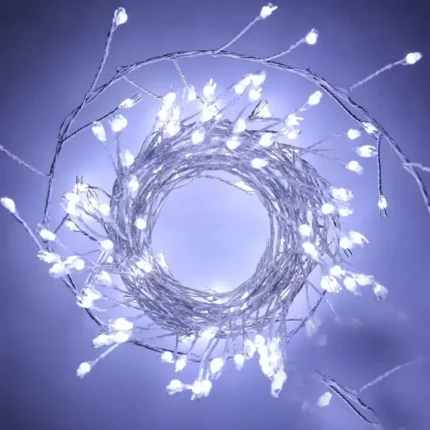 LED vilinske lampice bele 20m sa daljinskim nude osam različitih modova svetla