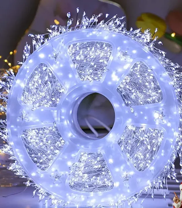 Vilinske LED sijalice bele 50m unose toplo i elegantno osvetljenje u svaki prostor, idealno za unutrašnju dekoraciju