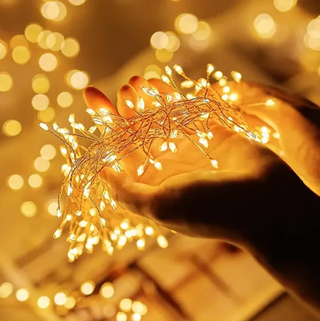 Vilinske LED sijalice žute 20m stvaraju toplo i prijatno osvetljenje