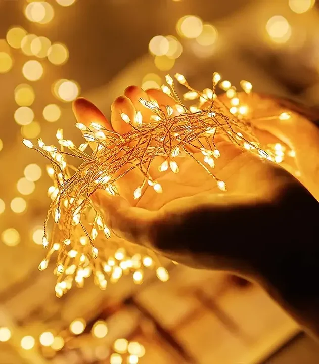 Vilinske LED sijalice žute 20m stvaraju toplo i prijatno osvetljenje