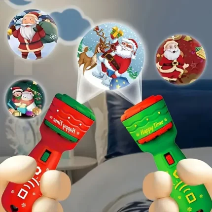 Božićna lampa za decu sa projekcijom stvara čaroliju prazničnih uzoraka