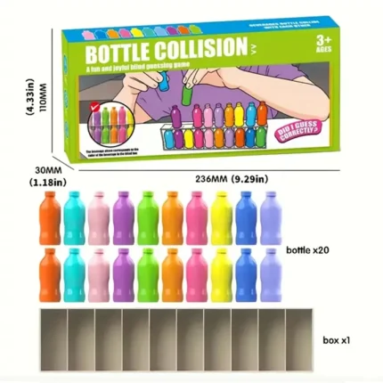 Deca igraju igru pamćenja sa flašama i uče kroz logičke zadatke