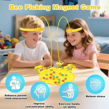 Edukativna detaljna igra sa pčelama i magnetima razvija logiku i preciznost