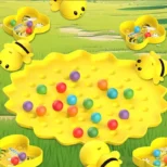 Edukativna magnetna igra sa pčelama i saćem pomaže deci da uče kroz zabavu