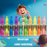 Edukativna igra pamćenje sa šarenim flašama - Slika 2