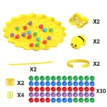 Magnetna igra sa drvenim saćem i pčelama dizajnirana je za rani razvoj dece