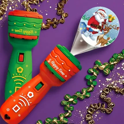 Projekcijska lampa sa božićnim motivima donosi prazničnu atmosferu i veselu dekoraciju