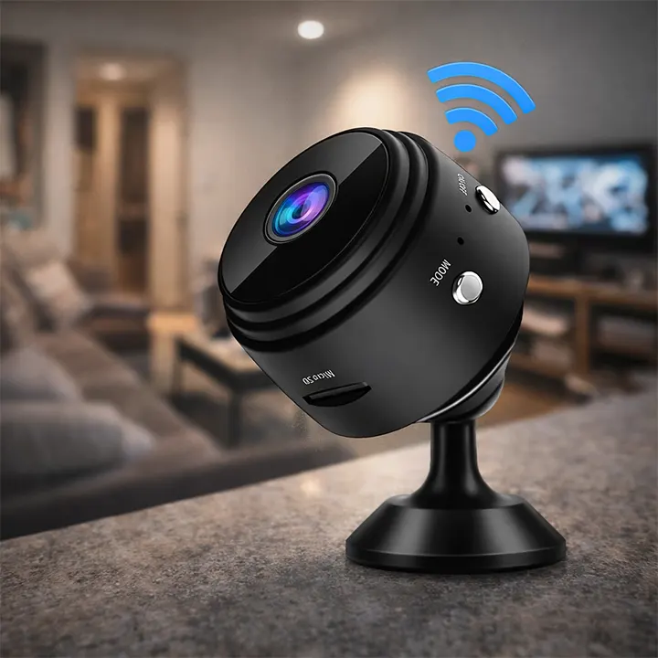 Bežična mini kamera WIFI A7 za diskretan video nadzor kuće i kancelarije