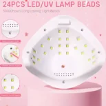 Brzo sušenje noktiju uz LED lampu SUN sa pametnim senzorom