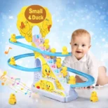 Dečija igracka muzički tobogan sa patkicama za zabavnu i edukativnu igru uz muziku