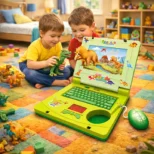 Muzička igračka laptop za decu ZELENI - Slika 3