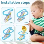 Dečija igracka muzički tobogan sa patkicama - Slika 5