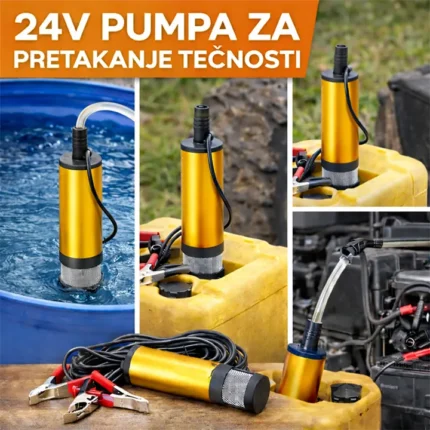 Pumpa za brzo pretakanje goriva 24V za kamione i mašine